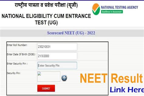neet nta result 2022|NEET UG 2022 Result declared: How to check at neet.nta.nic.in.